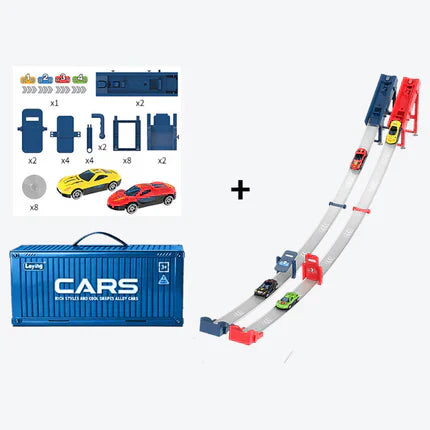 🎅 48% KEDVEZMÉNY karácsonyi akcióban 🎁 48 mini autó beépített garázzsal