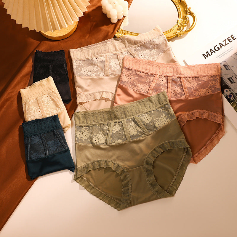 【🌷Vásároljon 1-et, kap 2-t ingyen】 Szexi varrat nélküli selyem csípőemelő bugyi hasszabályozással