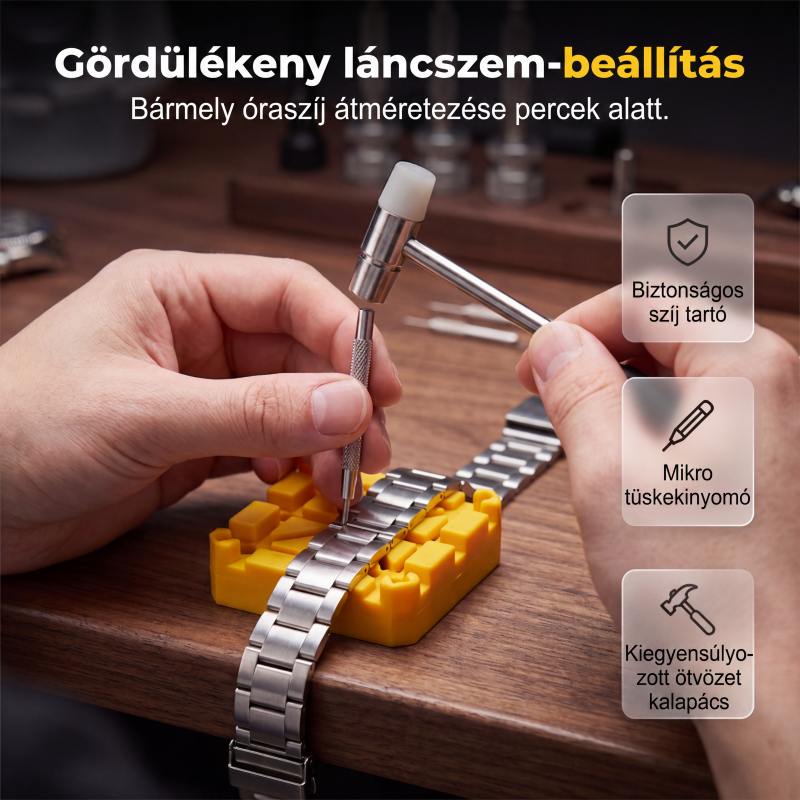 🛠️ Teljes 72 darabos órajavító készlet – 🕰️ Professzionális, precíziós karbantartás és gondtalan barkácsolás otthon ✨🔧