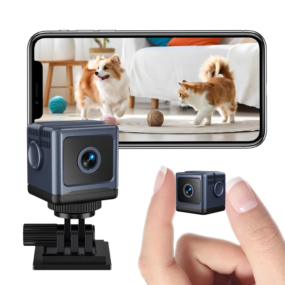 W03 Okos WiFi-s biztonsági kamera – 1080P HD, éjjellátó, mozgásérzékelés, alacsony fogyasztású