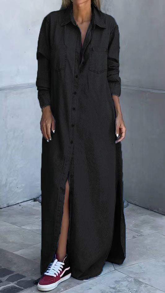 Farmerruha, hosszú ujjú és hajtókával