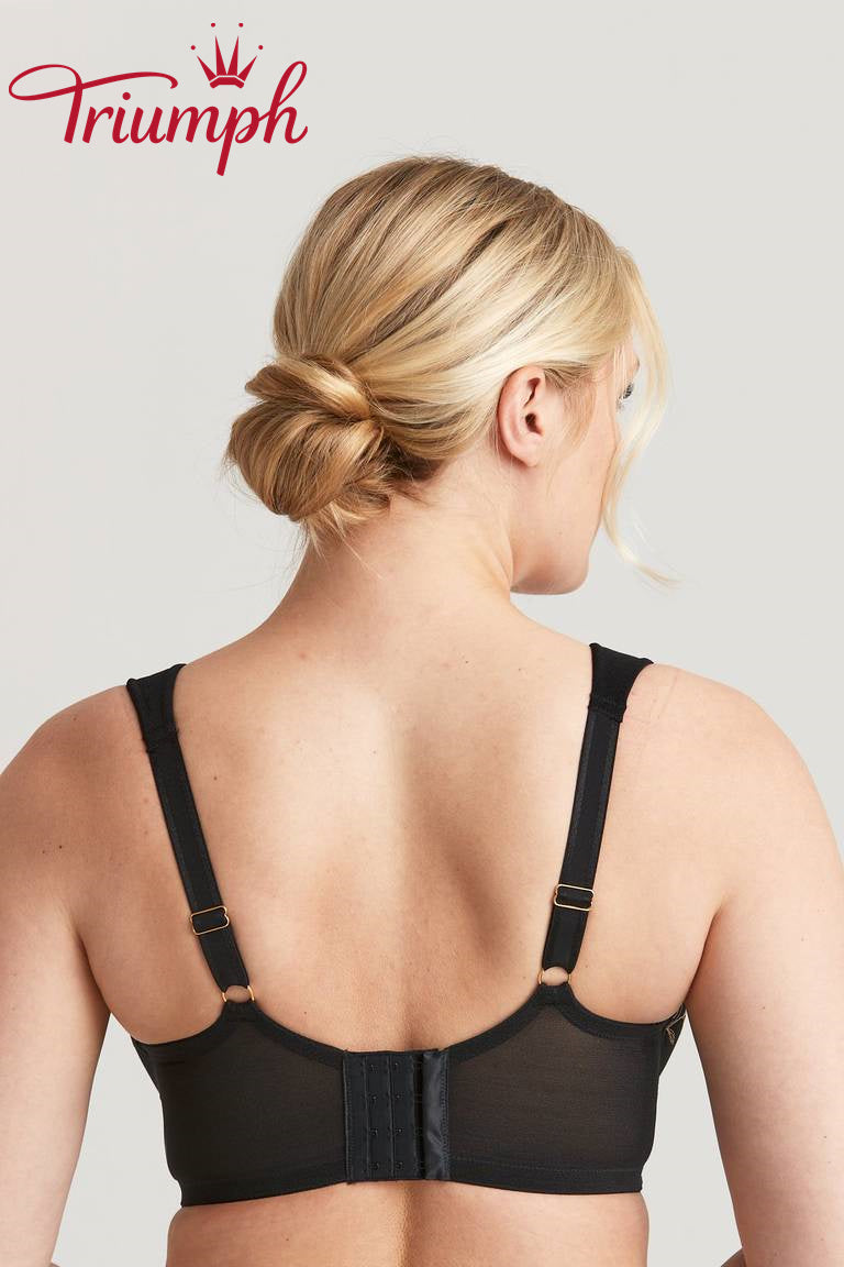 Triumph - (3 db.) Push-up melltartó hímzett virágokkal