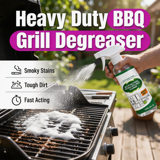 🔥 Állítsa vissza grillje fényét azonnal – Erős hatású grillzsíroldó spray – Utánvétes 🍖