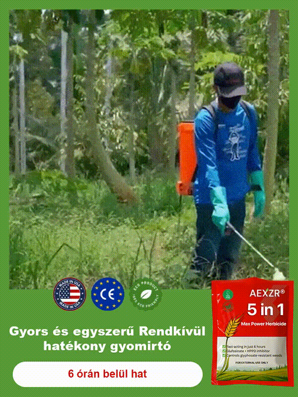Öt-az-egyben hatóanyagú gyomirtó szer