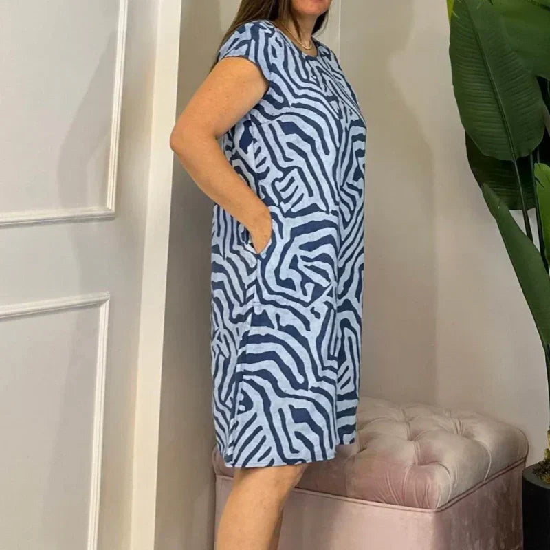 🎁2025-ös Bohém Vintage Mintás Lezser Ruhák👗