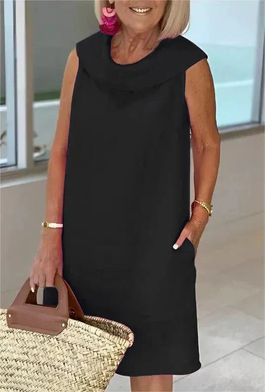 💖Korlátozott kiárusítás 49% KEDVEZMÉNY💖Nyári ruha fodros gallérral