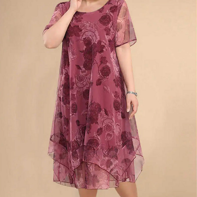 🌺Elegáns, bő sifon ruhák plus size méretekben