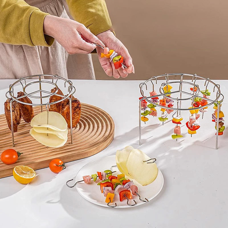 🥩Légsütő Barbecue grill Függőleges kebab grill + ingyenes hőálló kesztyű🍤