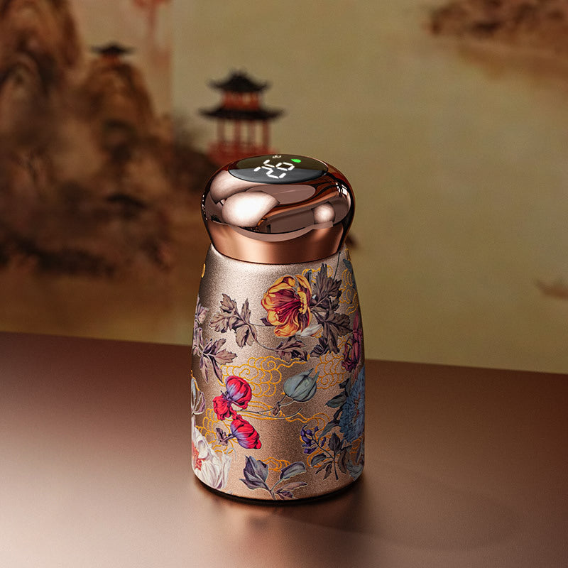 🧉Vintage hordozható intelligens szigetelt bögre