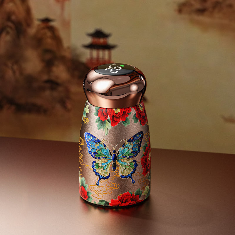 🧉Vintage hordozható intelligens szigetelt bögre