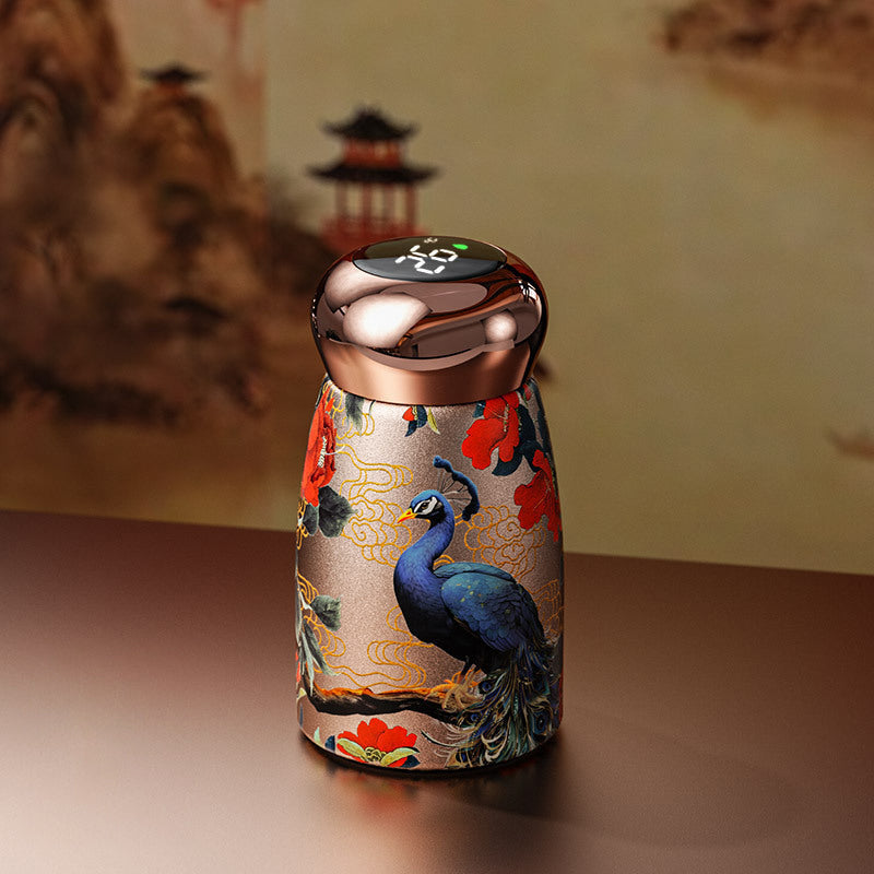 🧉Vintage hordozható intelligens szigetelt bögre