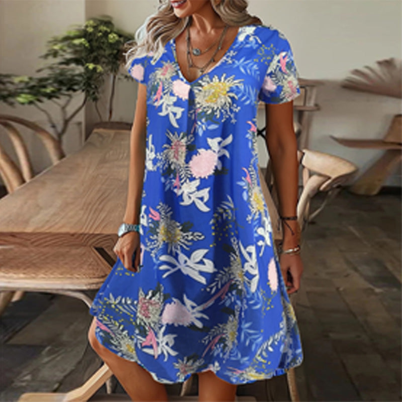 【M-3XL】🌺Elegáns virágmintás ruha