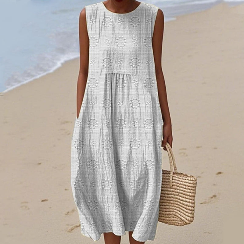 Női lezser ujjatlan ruha