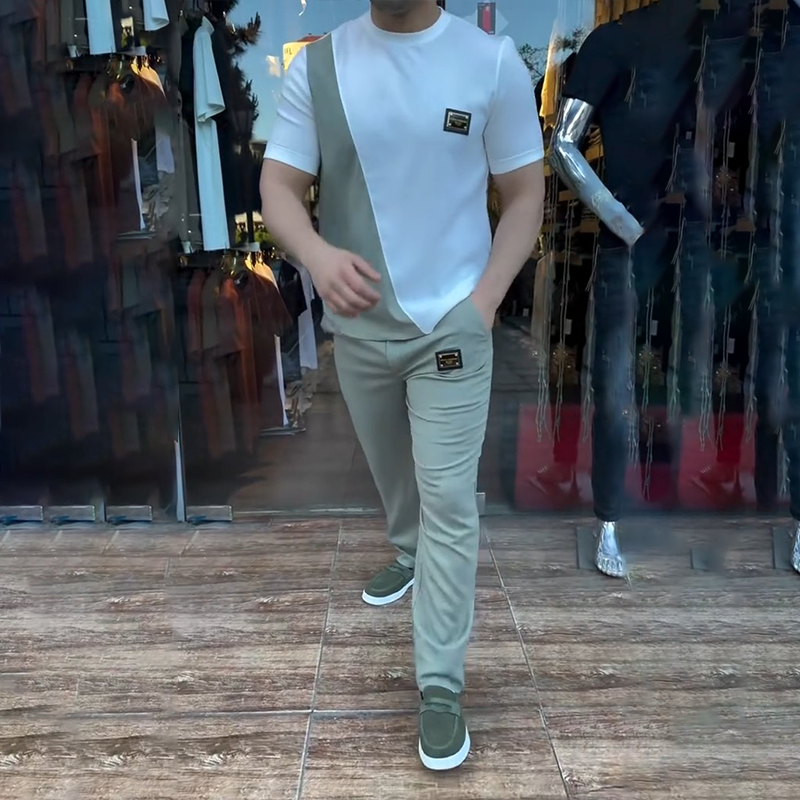 🔥 Trendek erre a nyárra! 💁‍♀️ Férfi felső és nadrág szett a mindennapokra