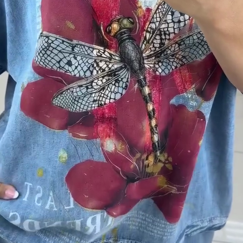 Női mintás szett, felső és nadrág