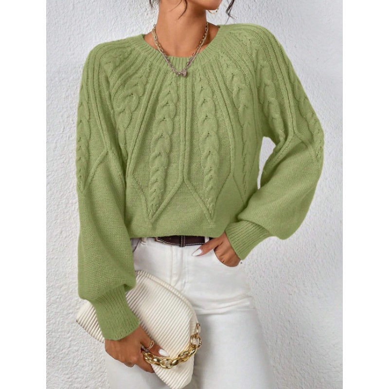 【S-2XL】✨Női lezser hosszú ujjú kötött blúz