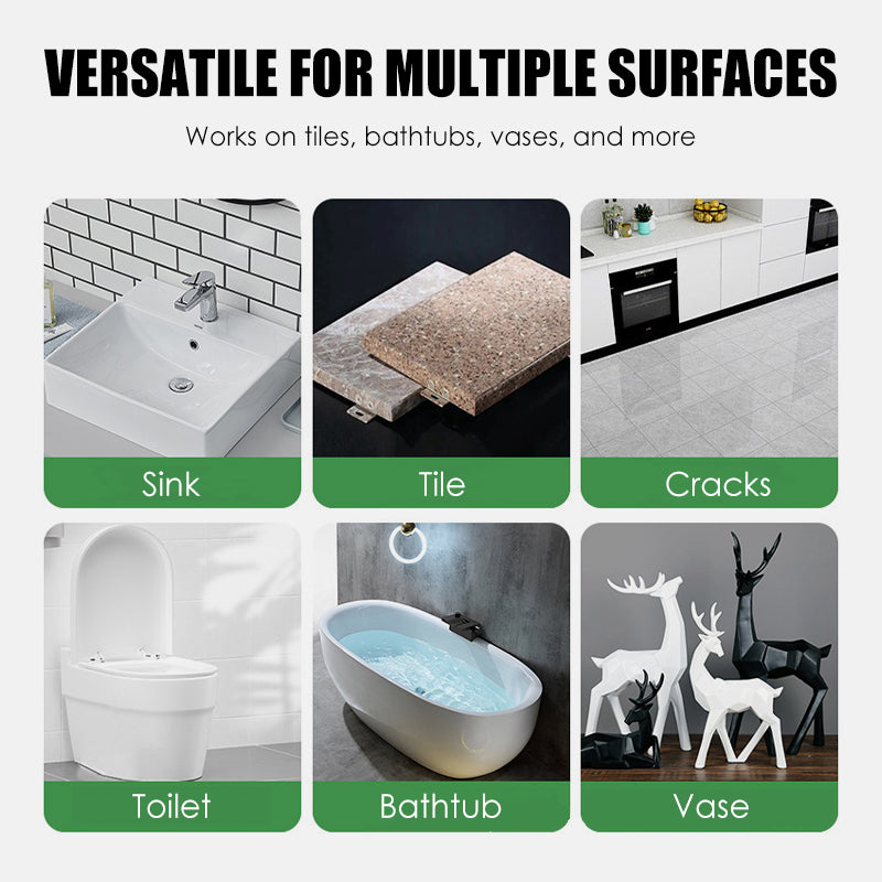 Erős porcelán javítókészlet - dupla tubus