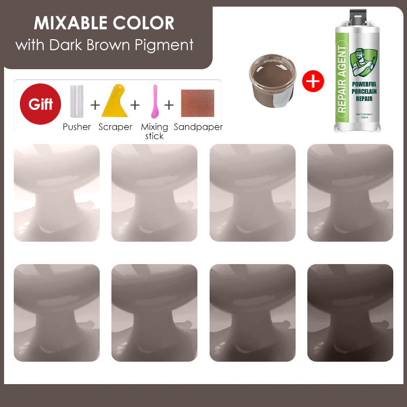 Erős porcelán javítókészlet - dupla tubus