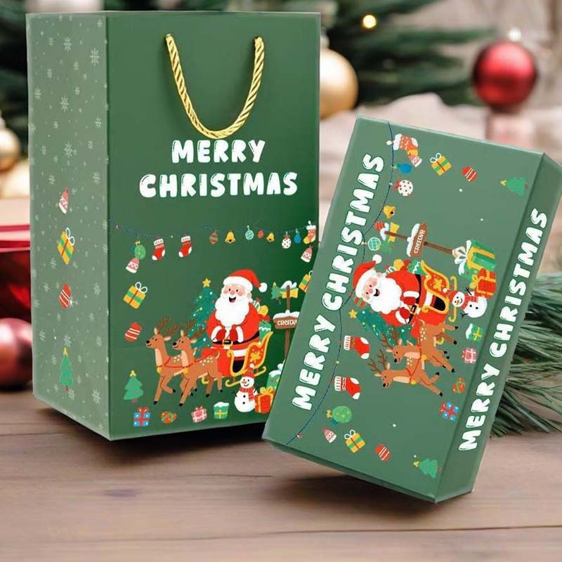 🎅 Egyedi összecsukható karácsonyi ajándékdoboz🎄✨
