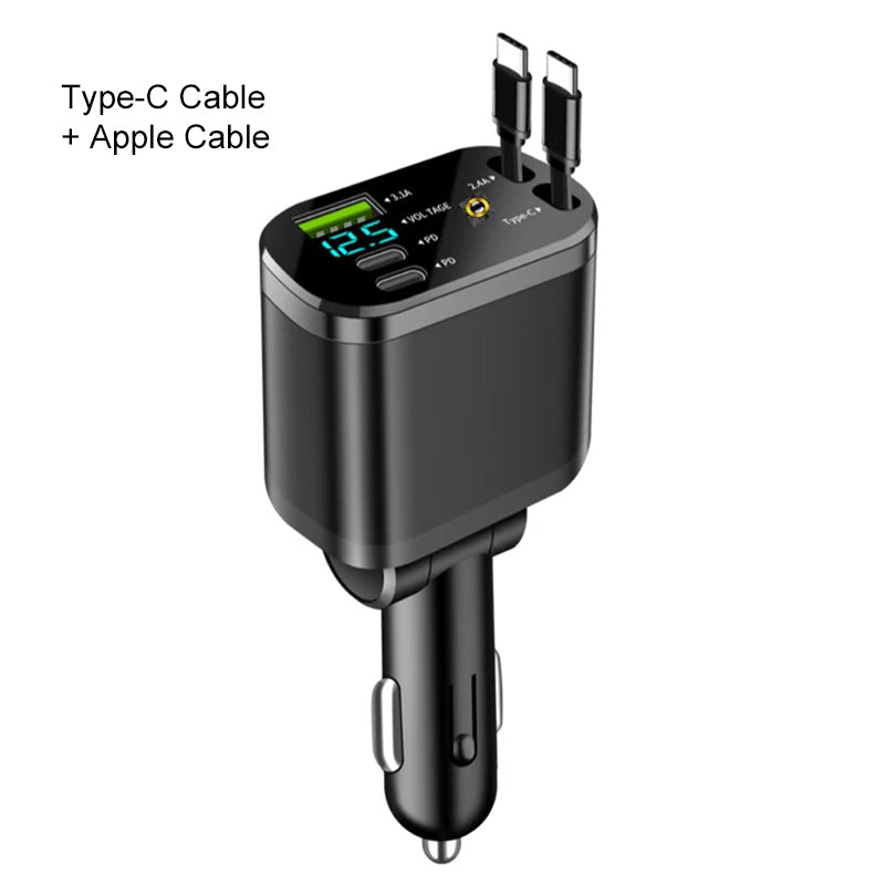 🚗Gyors autós töltő Starry Sky hangulatvilágítással✨