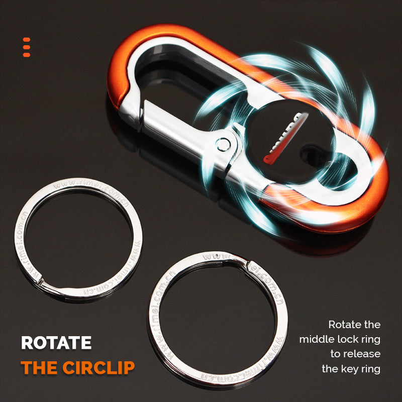 😎Fém autókulcstartó