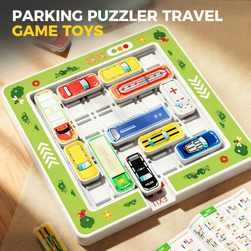 ✨Gyermek parkolási kirakós🧠Logikai gondolkodási puzzle 400/800 Puzzle
