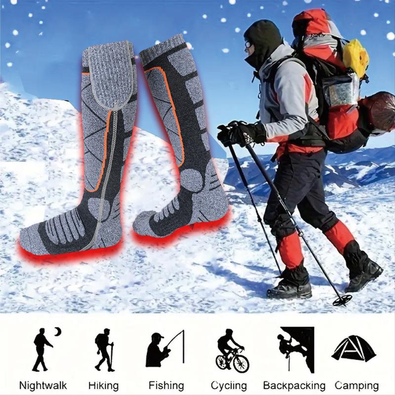 Mosható, fűthető zokni 4000 mAh-s akkumulátorral, nőknek és férfiaknak