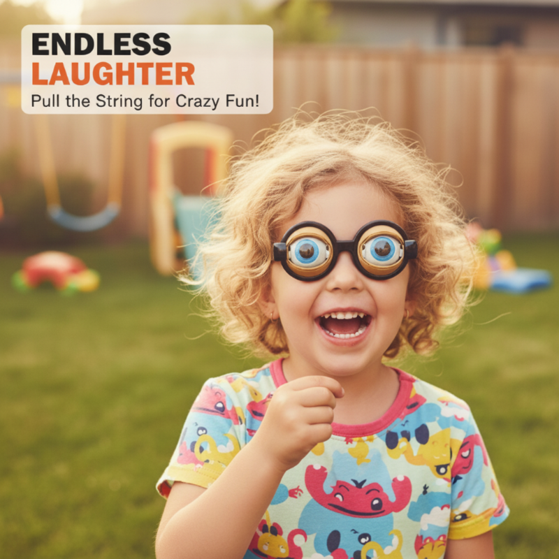 🔥Ünnepi akció – 50% kedvezmény!! 🏆⚡ Villám akció💥 Vidám kacsintós szemüvegek