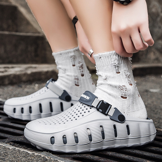 ✨ 2026-os új modell: rendkívül kényelmes és puha férfi lyukacsos cipő