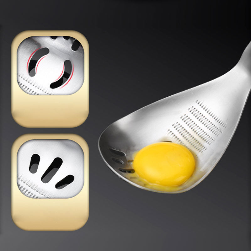 🥄🍳 Tartós, többfunkciós rozsdamentes acél főzőkanál – Konyhai elengedhetetlen kellék 😌