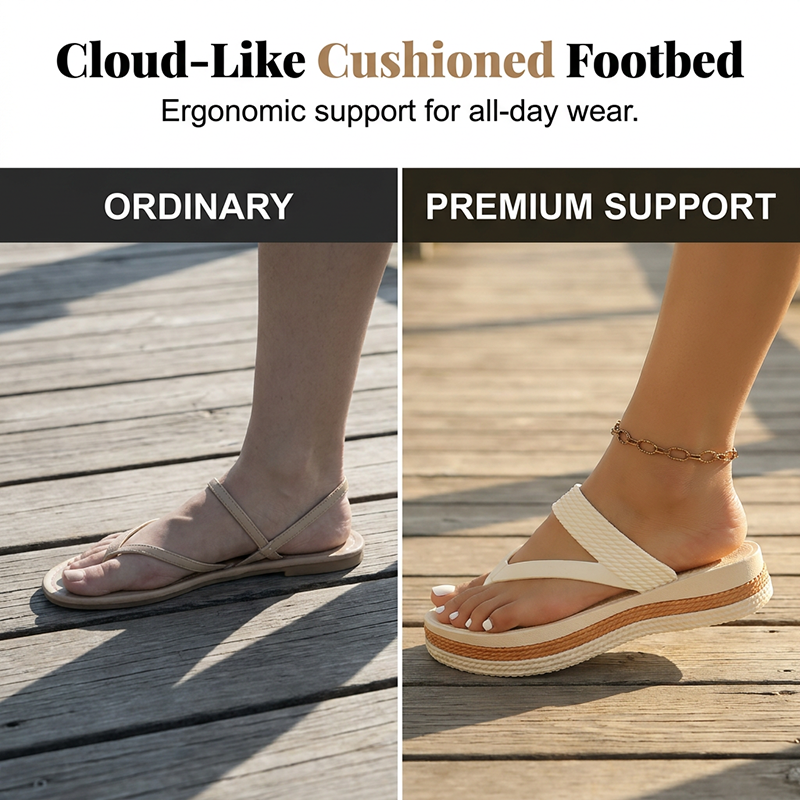👡 Női platformos flip-flopok kötött pánttal | 36–41-es méretek