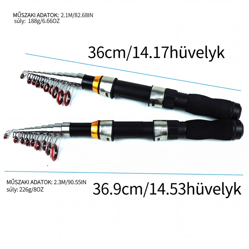 🎣 Teljes utazó horgászkészlet praktikus hordtáskával – minden egy csomagban a szabadidős horgászathoz 📦🦦